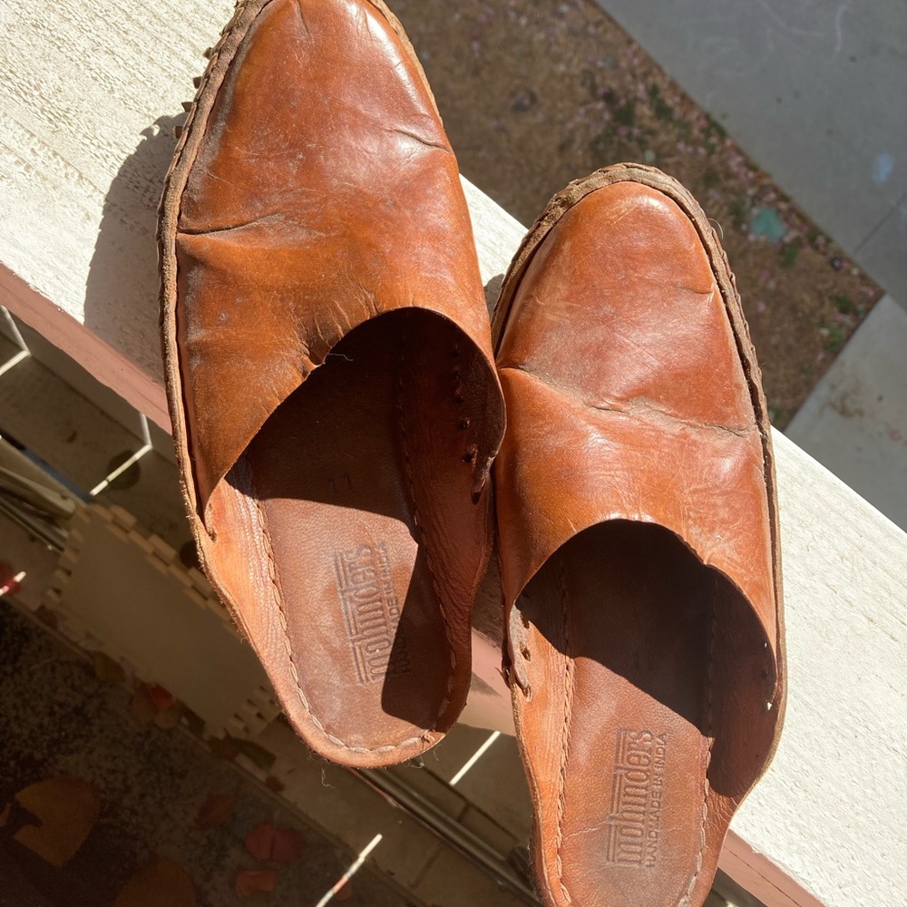 Mohinder Oiled Leather Slide - W size 11 (closer to 9.5/10)